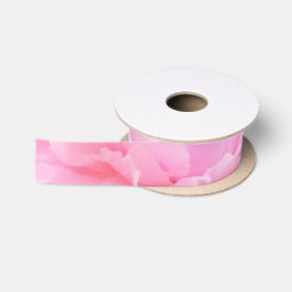 Rosa Blätter Satinband