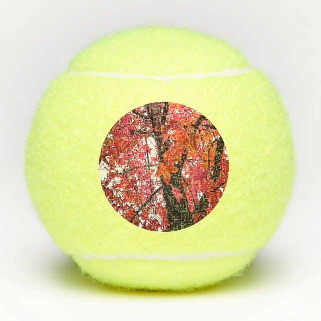 Rosa Blätter Tennisbälle (Vorderseite)
