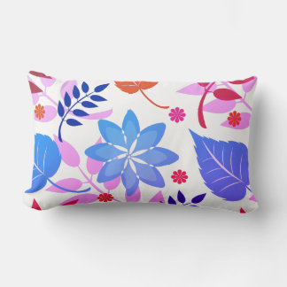 Rosa & Blau Florales Lendenkissen