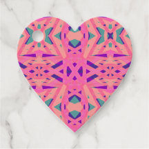 Rosa Blau Geometrische Art Deco Fun Valentine Wedd