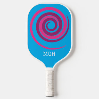 Rosa & Blau Spiral Individueller Pickleball-Schläg Pickleball Schläger