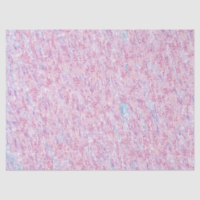 Rosa blaue Pastelle mit grafischer Textur Seidenpapier (Vorderseite)