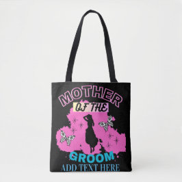 Rosa blaue und schwarze Mutter der Groom Tote Tasc Tasche