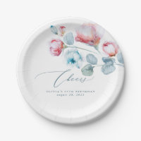 Rosa blauen Blume Elegant Romantisch