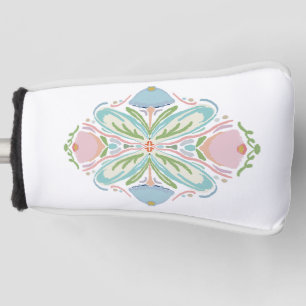 Rosa Blauer Abstract Golf Headcover