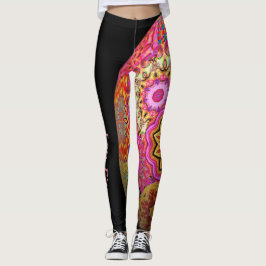 Rosa blenden leggings