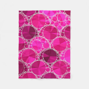 Rosa Bling Fleecedecke