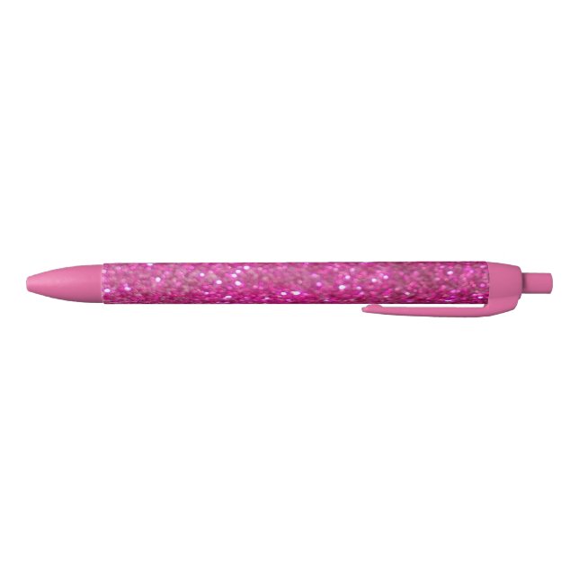 Rosa Bling, glänzend und funkelnd Kugelschreiber (Unterseite)