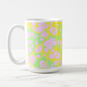 Rosa Blobs Kaffeetasse