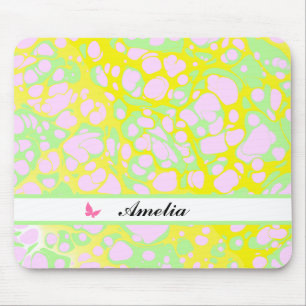 Rosa Blobs Mousepad