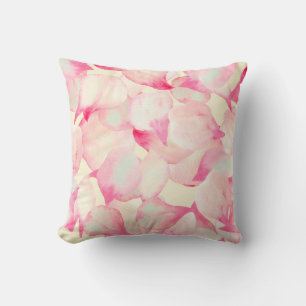Rosa Blossom Natur. Schwarze Wasserfarbe Natur. Ro Kissen