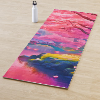 Rosa Blossom Walddesign Yogamatte