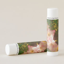 Rosa blühende Blume Lip Balm