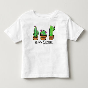Rosa blühende Wüste Cactus cacti succulents Kleinkind T-shirt