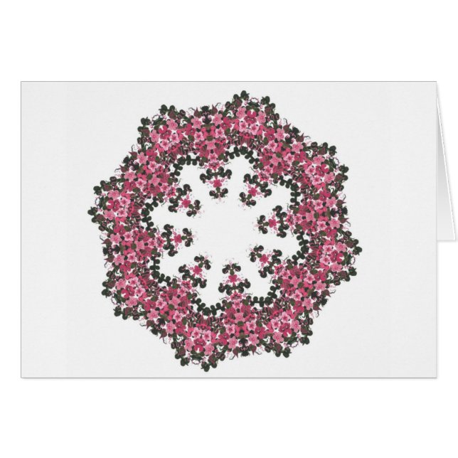 Rosa Blume (Vorderseite (Horizontal))