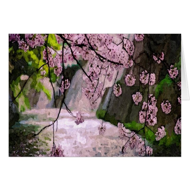 Rosa Blume (Vorderseite (Horizontal))