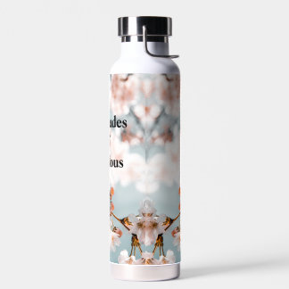 Rosa Blume 50 Farbtöne von Fabulous Trinkflasche