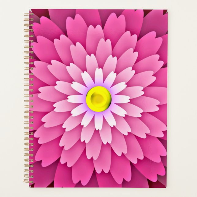 Rosa Blume-64655 Planer (Vorderseite)