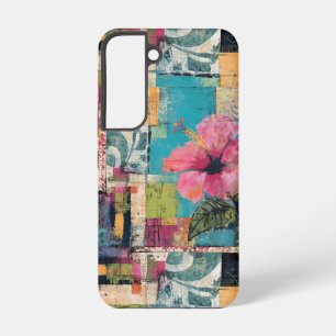 Rosa Blume Abstrakt Samsung Galaxy Hülle
