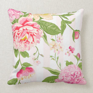 Rosa Blume Aquarellbilder Kissen