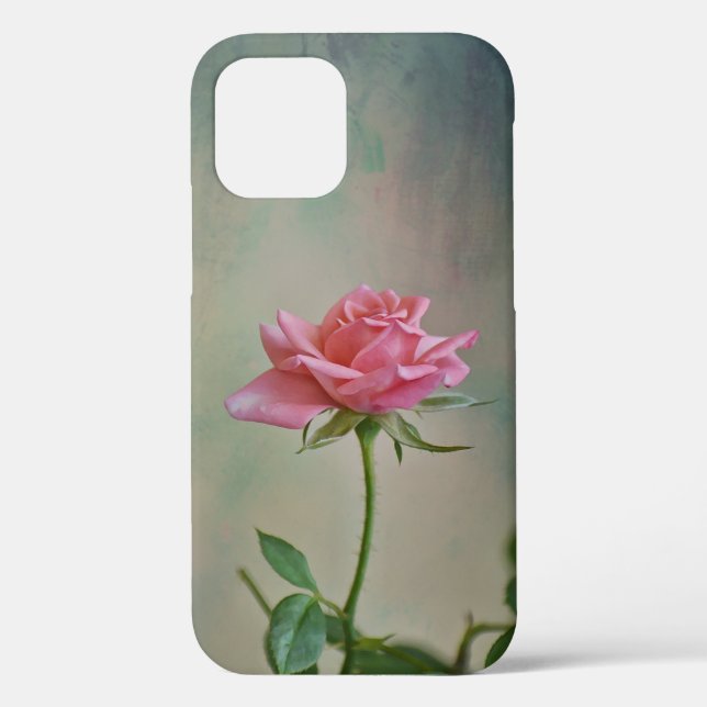 Rosa Blume Art Phone Case (Rückseite)