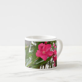 Rosa Blume auf dem Weinberg Espressotasse