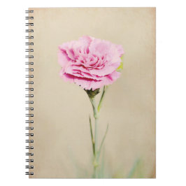 Rosa Blume aus Gertie's Garden Notizblock