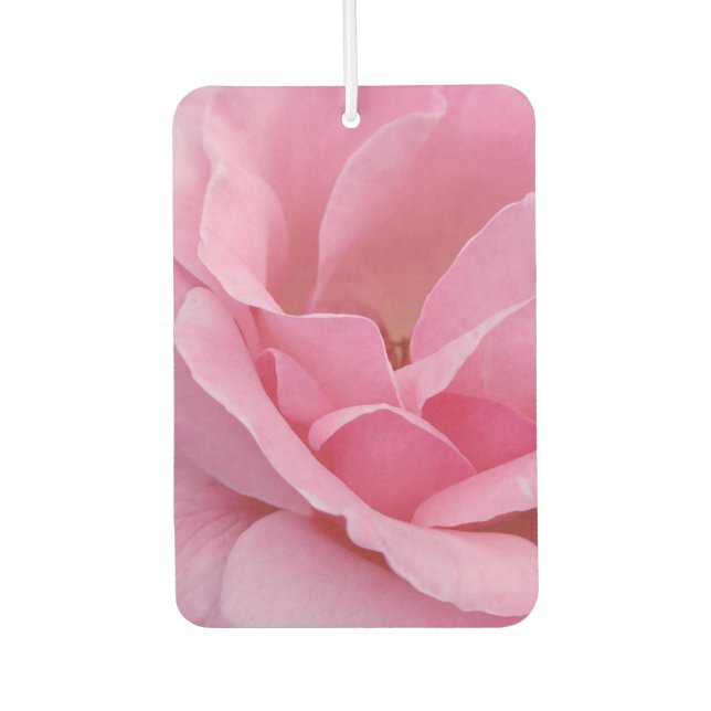 Rosa Blume Autolufterfrischer (Vorderseite)