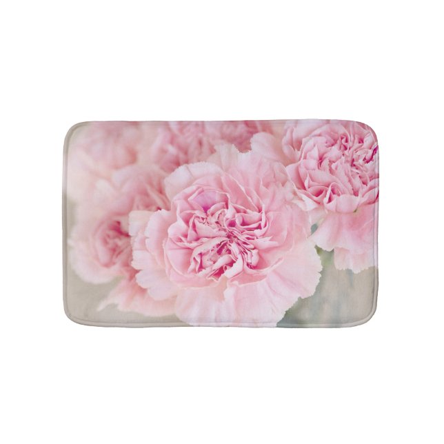 Rosa Blume Badematte (Vorderseite)