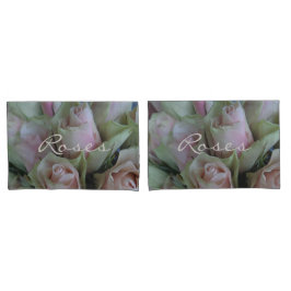 Rosa Blume Blumenfotografie Romantische Kissenbezug
