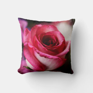 Rosa Blume Blumenkissen Kissen