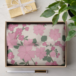 Rosa Blume, Blumenmuster, Muster von Blume Seidenpapier