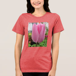 Rosa Blume Blumenstrauß Tulips Garten Shirt