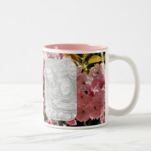 Rosa Blume Blüten Foto Tasse