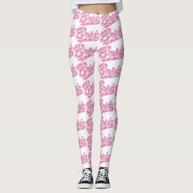 Rosa Blume Brie Leggings (Vorderseite)