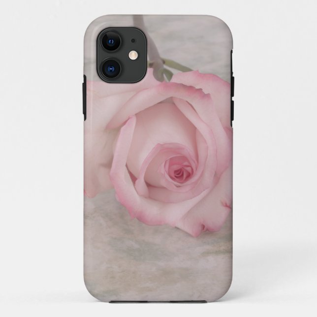 Rosa-Blume Case-Mate iPhone Hülle (Rückseite)