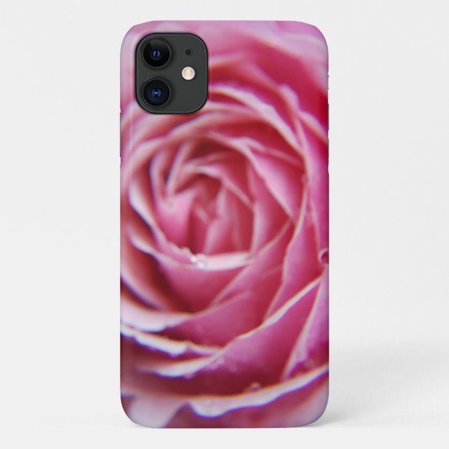 Rosa Blume Case-Mate iPhone Hülle (Rückseite)