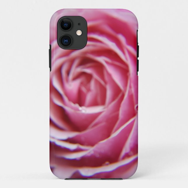 Rosa Blume Case-Mate iPhone Hülle (Rückseite)