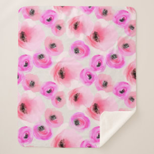 Rosa Blume Digitale Kunst Sherpadecke