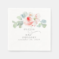 Rosa Blume Elegante romantische Hochzeit