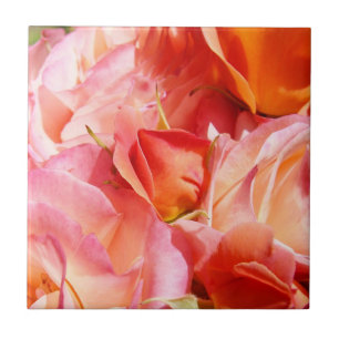 Rosa Blume Fliesen kunstvolle Rose