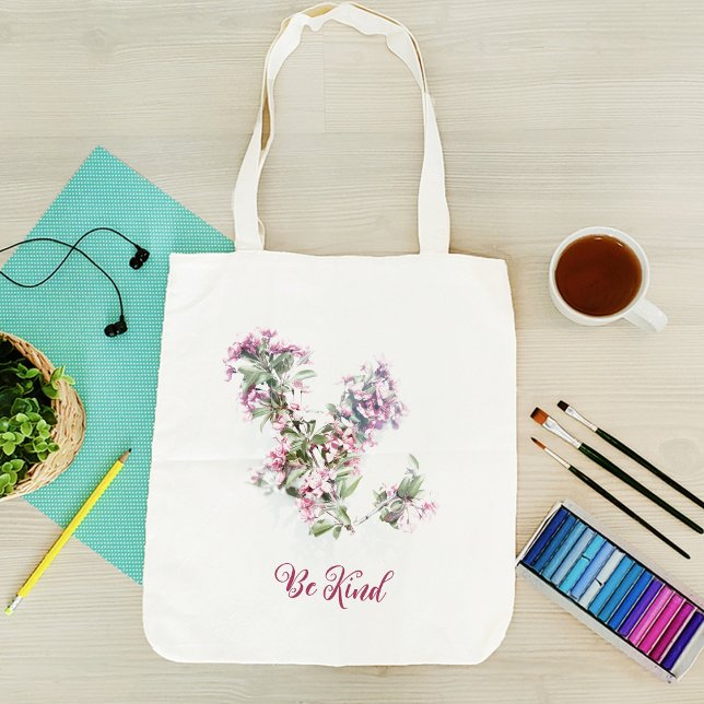 Rosa Blume Foto Tasche (Pink flower photo tote bag
)