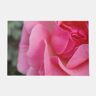 Rosa Blume Fußmatte