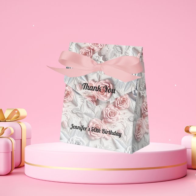 Rosa Blume Geschenkschachtel (Von Creator hochgeladen)