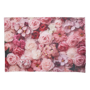 Rosa Blume Girly Lugano Kissenbezug