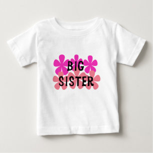 Rosa Blume Große Sister T - Shirt und Geschenke
