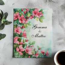 Rosa Blume Grüne Hochzeit