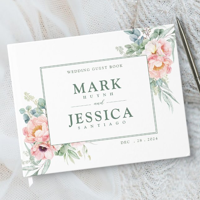 Rosa Blume Hochzeit Gästebuch (Von Creator hochgeladen)