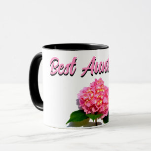 Rosa Blume Hydrangea Tasse