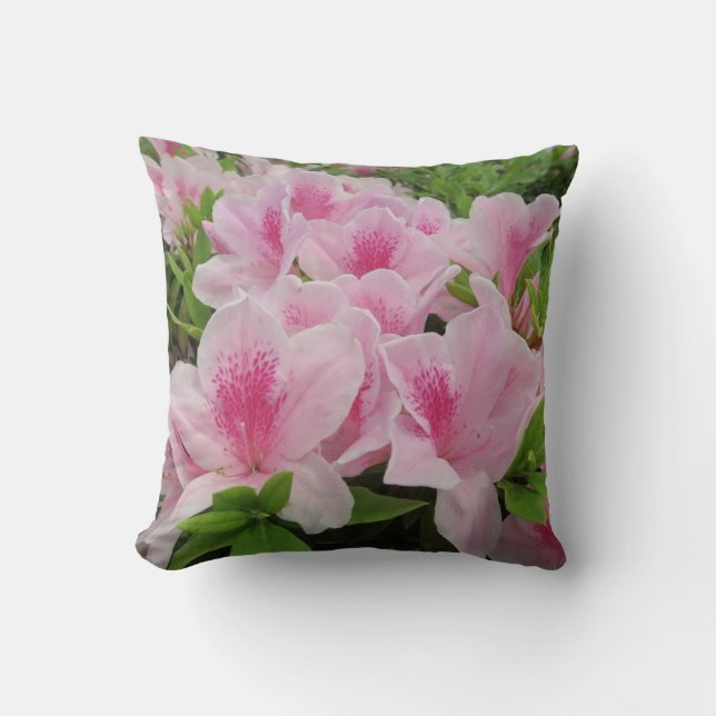 rosa Blume, japanisch, asiatisch, chinesisch, mode Kissen (Vorderseite)